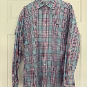 Vineyard Vines Multicolor Plaid Button Down Shirt